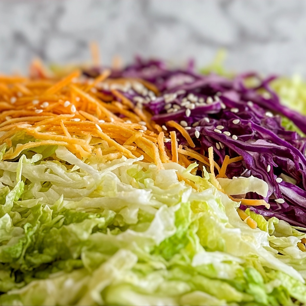 Easy Crunchy Asian Cabbage Slaw with Addictive Sesame Dressing Recipe - Recipe Image