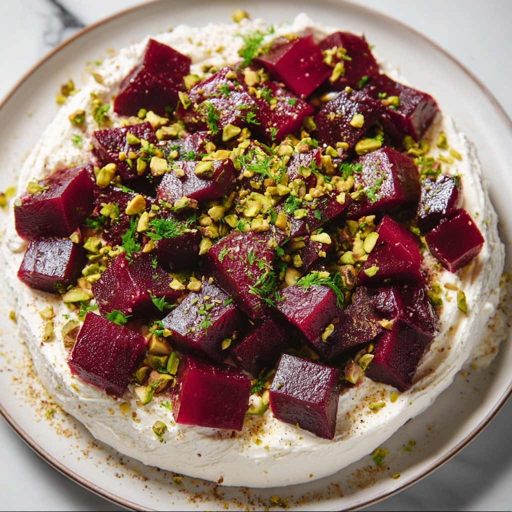 Whipped Feta with Roasted Beets & Pistachios Recipe - Recipe Image