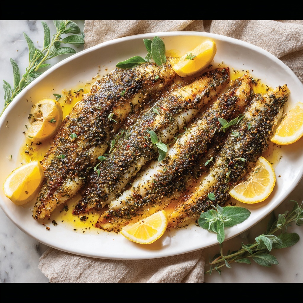 Citrus & Herb Oven-Baked Catfish Recipe - Recipe Image