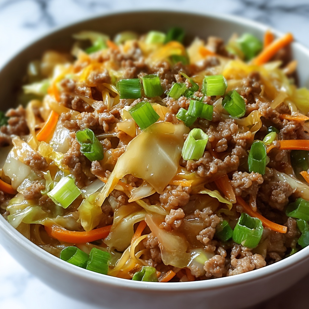 Egg Roll Stir Fry Recipe - Recipe Image