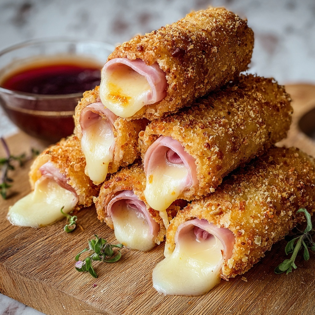 Ham and Cheese Puff Pastry Sticks Recipe - Recipe Image