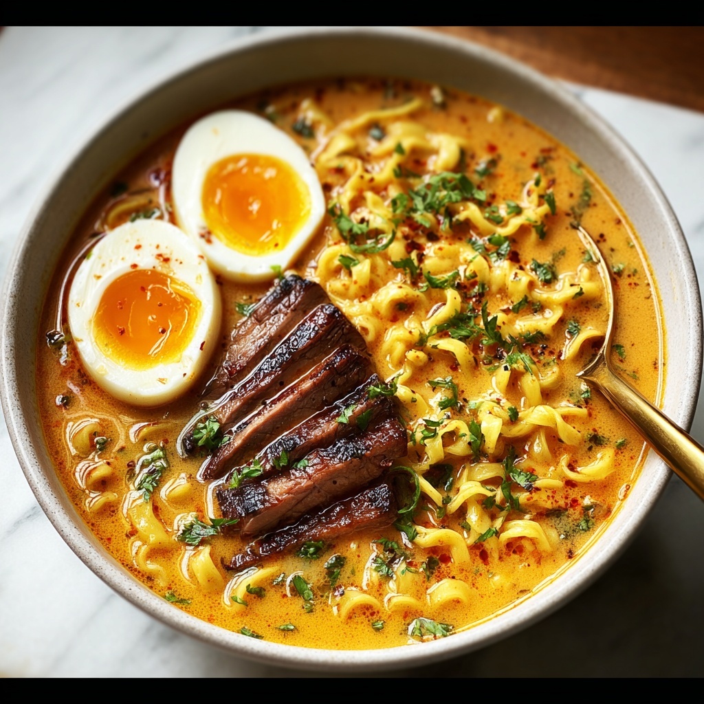 Cozy Coconut Curry Soup with Dumplings Recipe - Recipe Image