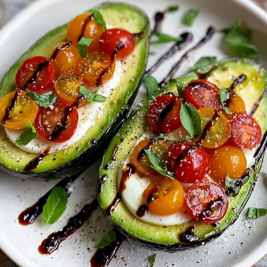 Caprese Stuffed Avocado Recipe - Recipe Image