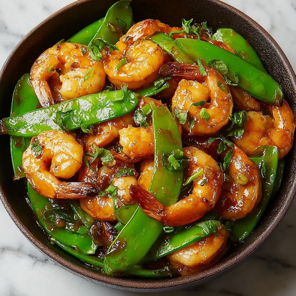 Shrimp and Snow Pea Stir-Fry Recipe - Recipe Image