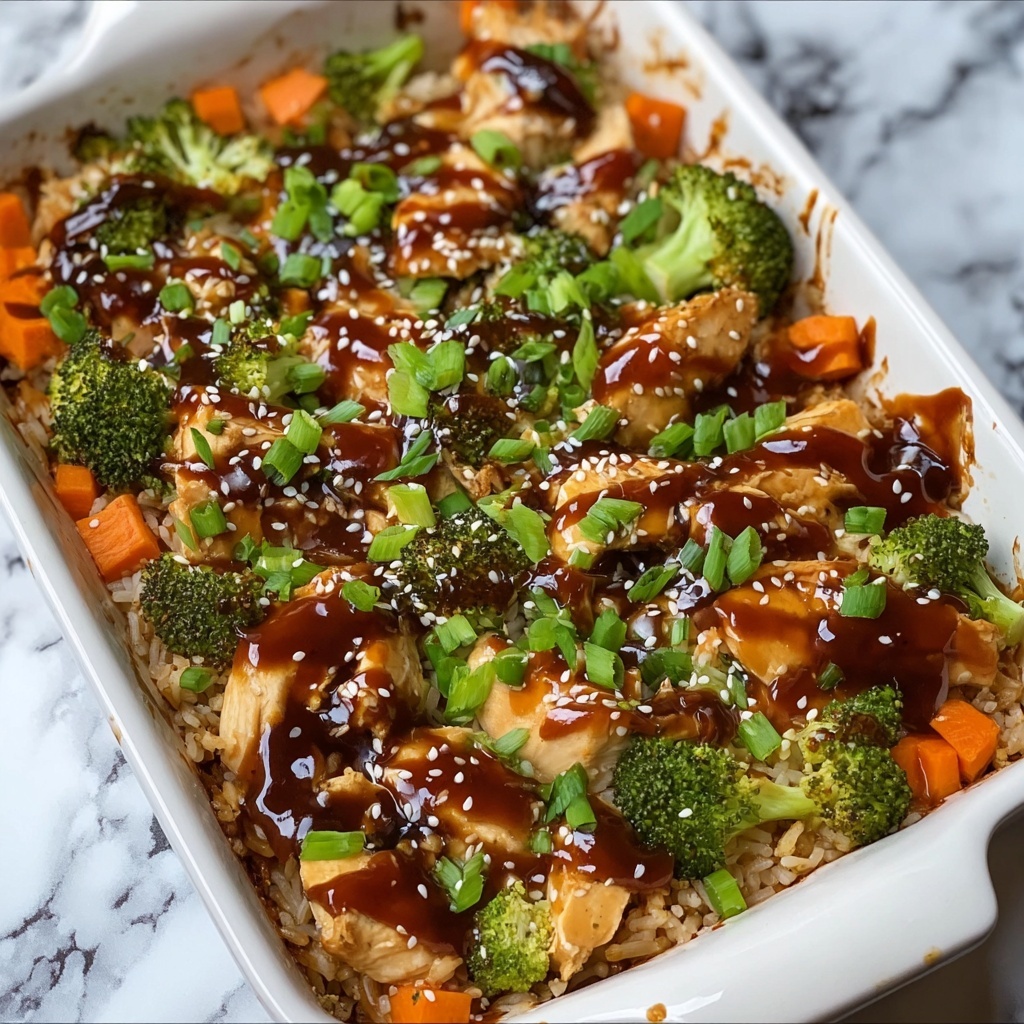 Teriyaki Chicken Casserole Recipe - Recipe Image