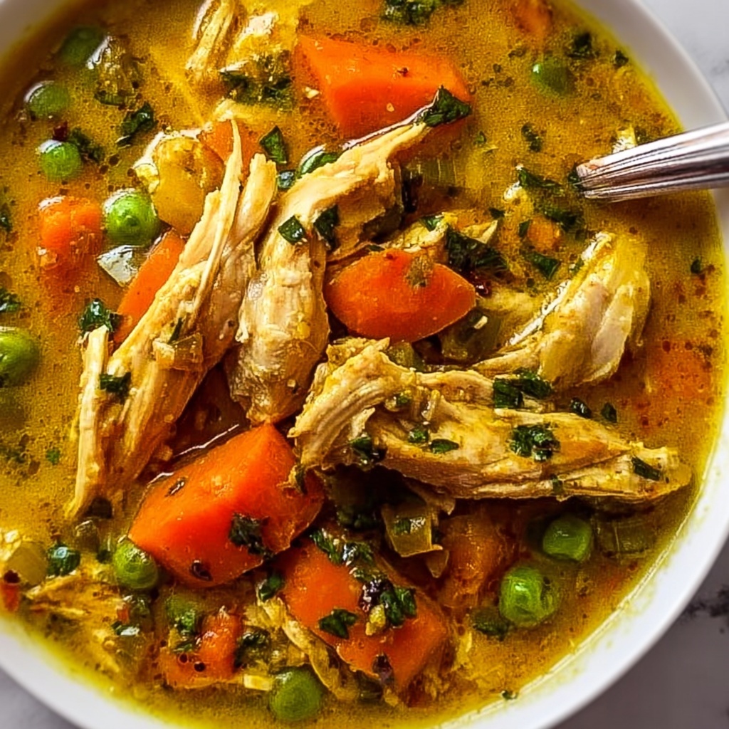 Anti-Inflammatory Turmeric Chicken Soup Recipe - Recipe Image