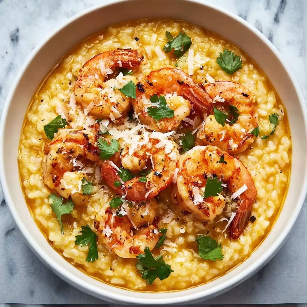 Red Curry Shrimp Risotto with Coconut and Lime Recipe - Recipe Image