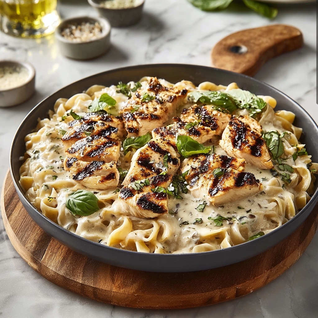 Skinny Chicken Broccoli Alfredo Recipe - Recipe Image