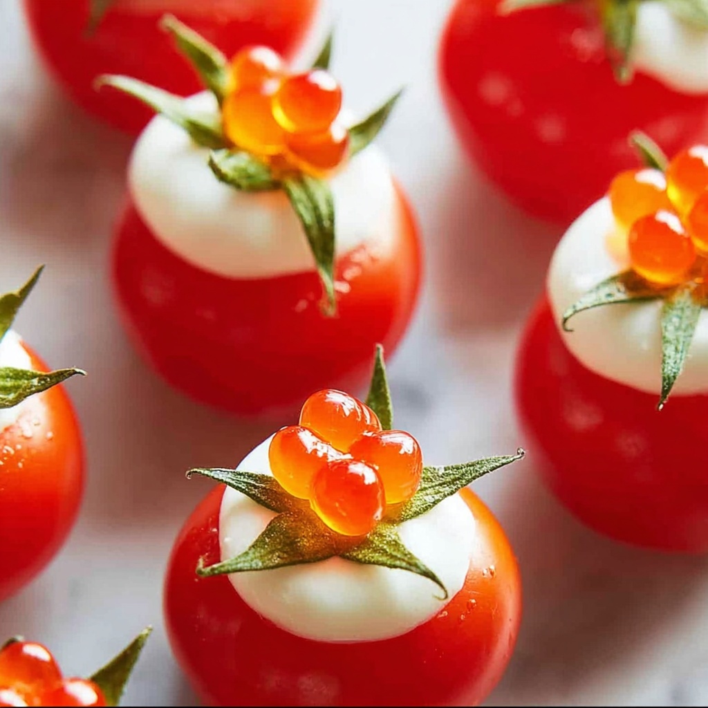 Stuffed Cherry Tomatoes Recipe - Recipe Image