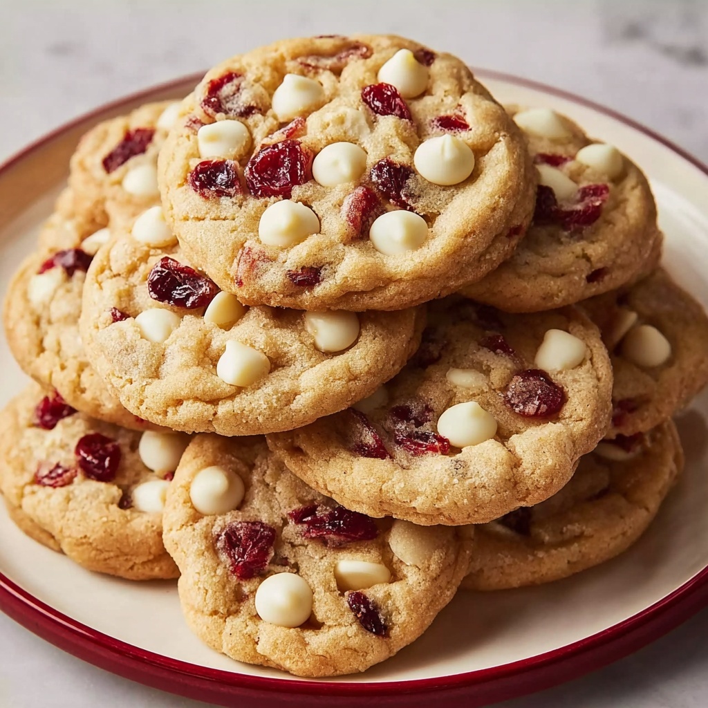White Chocolate Cranberry Cookies Recipe - Recipe Image