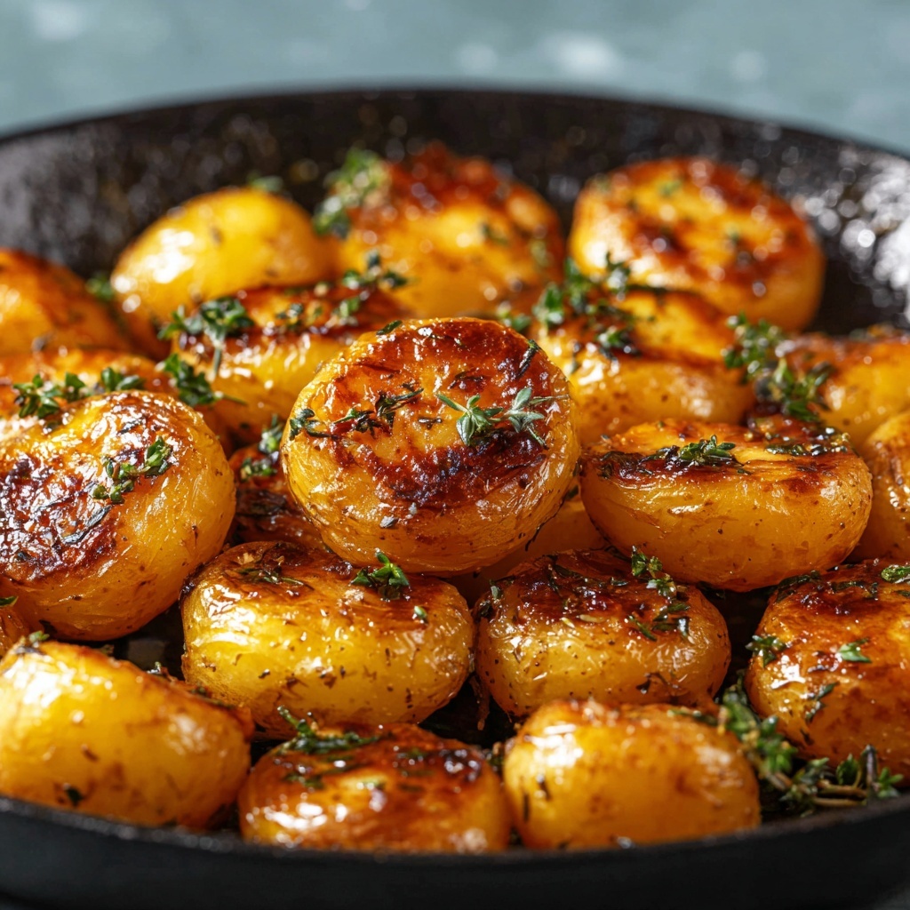 Honey Butter Smashed Potatoes Recipe - Recipe Image