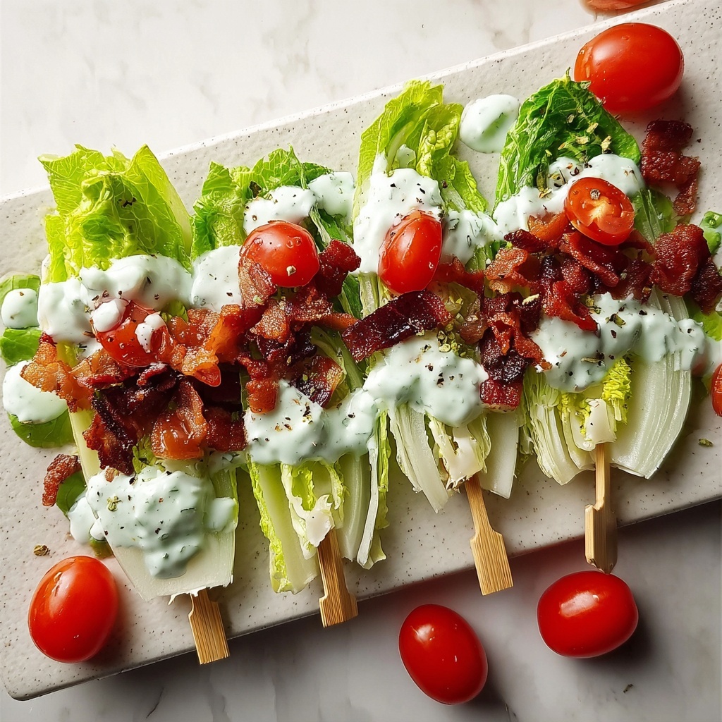 Wedge Salad Skewers Recipe - Recipe Image