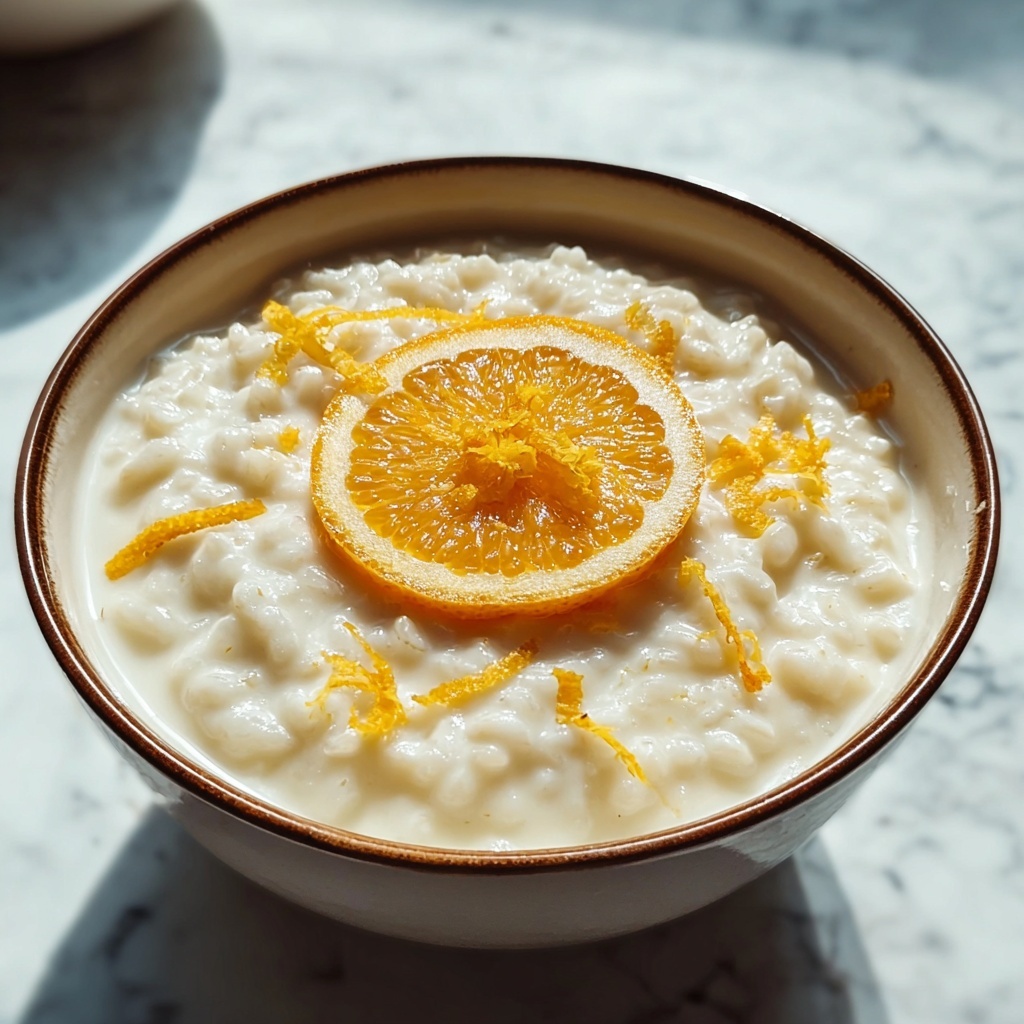 Creamy Orange Rice Pudding Recipe - Recipe Image