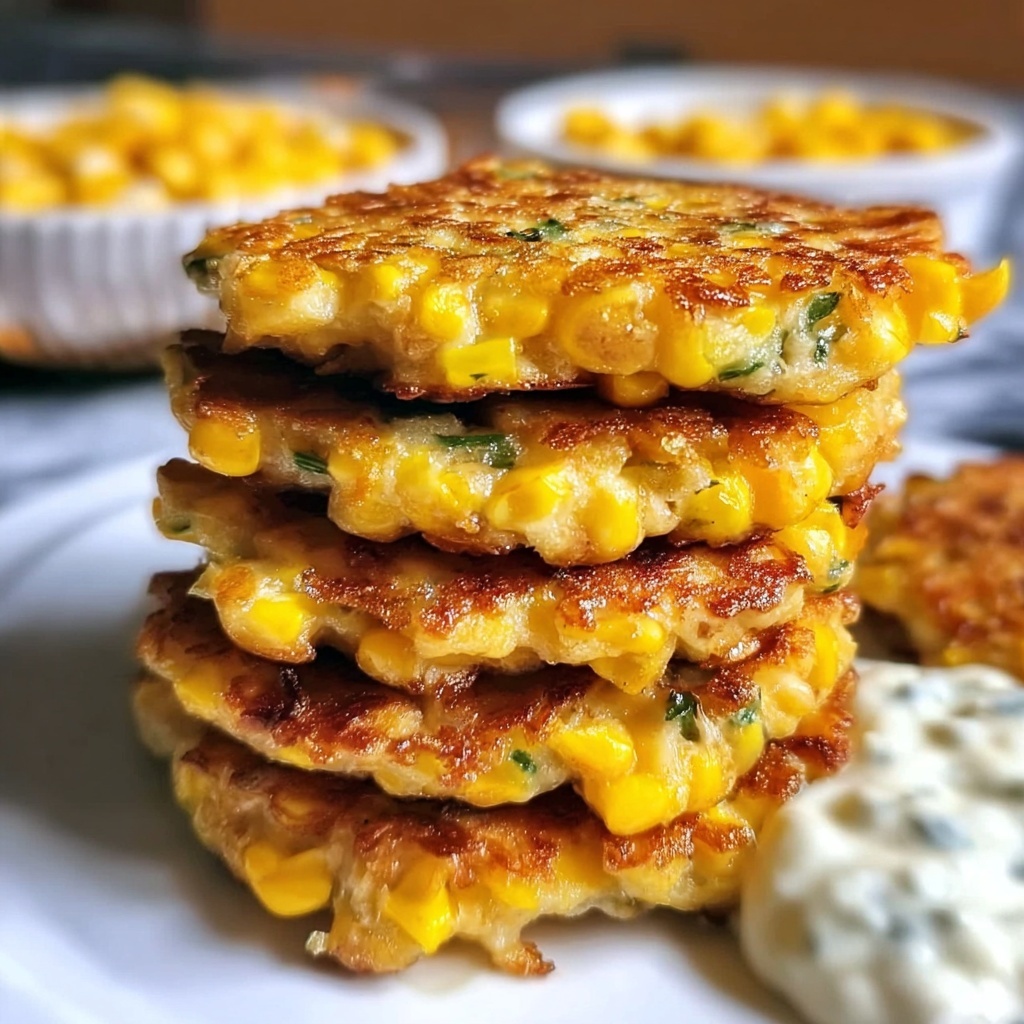 Easy Corn Fritters Recipe - Recipe Image
