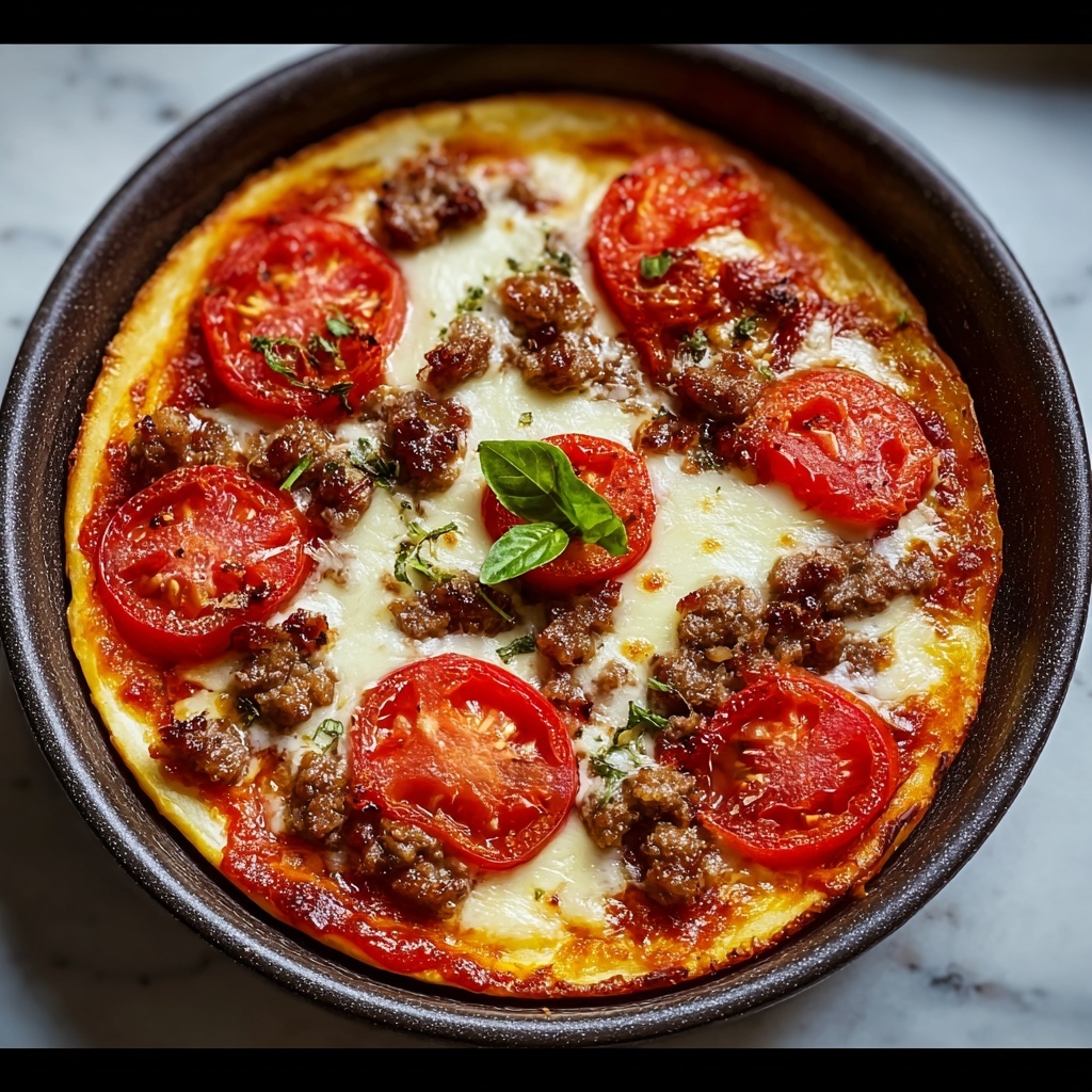 High Protein Pizza Bowls Recipe - Recipe Image