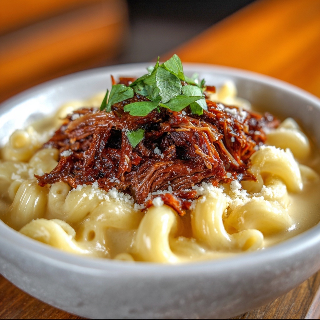 Brisket Mac and Cheese Recipe - Recipe Image
