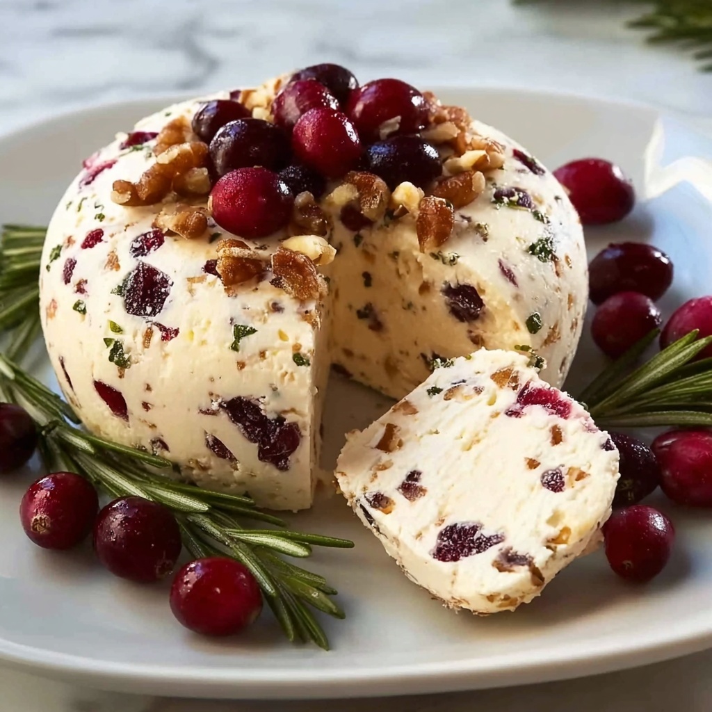 Homemade Vegan Cranberry Cashew Cheese Recipe - Recipe Image