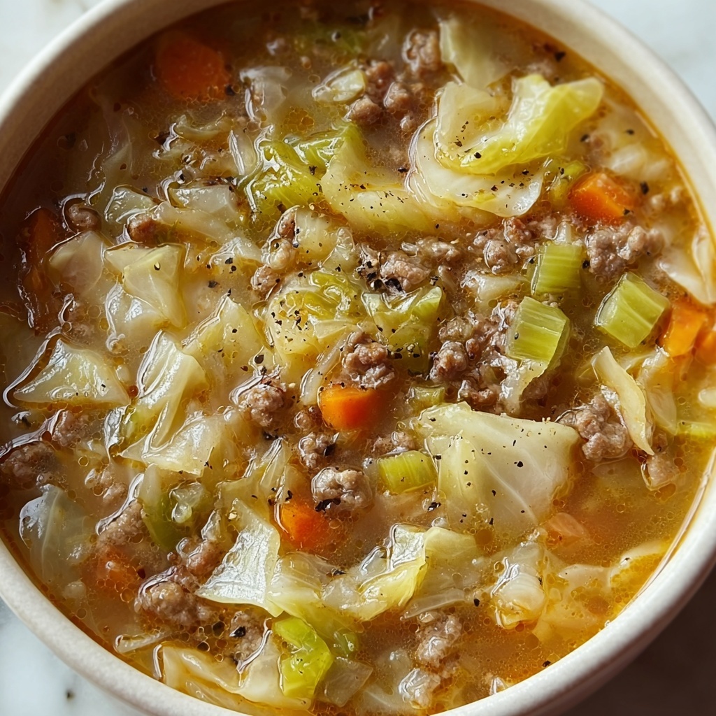 Cabbage Soup with Ground Beef Recipe - Recipe Image