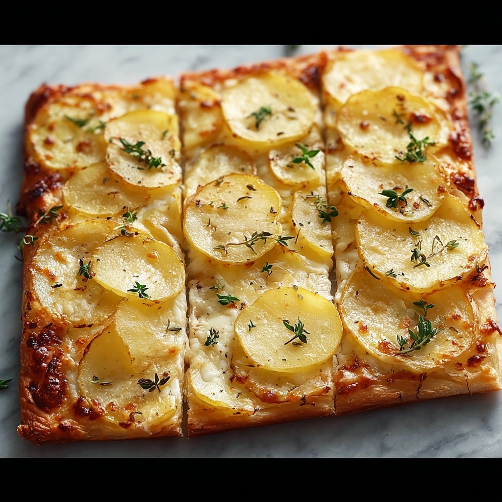 Puff Pastry Potato Tart Recipe - Recipe Image
