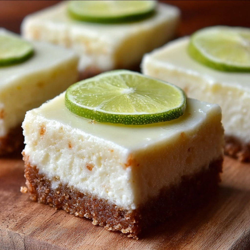 Key Lime Pie Cheesecake Bars Recipe - Recipe Image