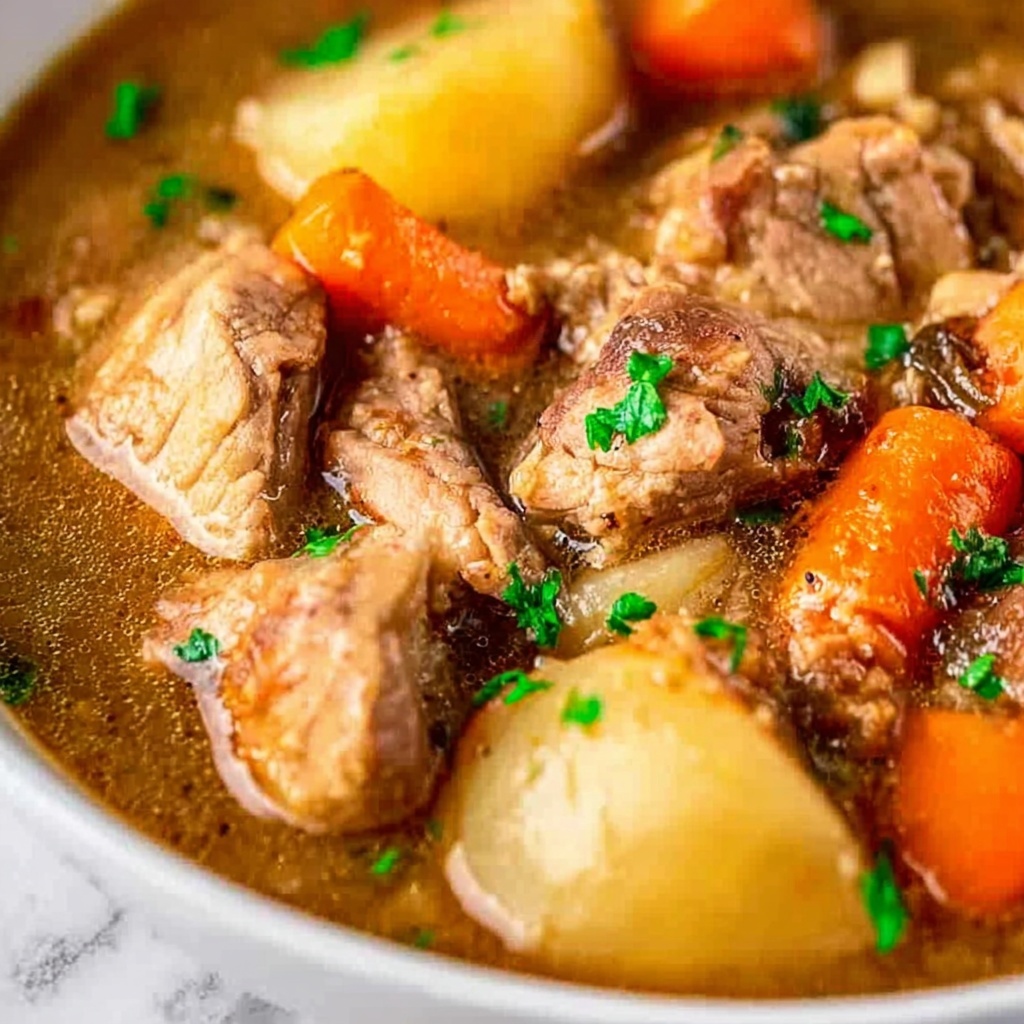 Hearty Kentucky Burgoo Stew with Beef, Chicken, and Smoked Sausage Recipe - Recipe Image