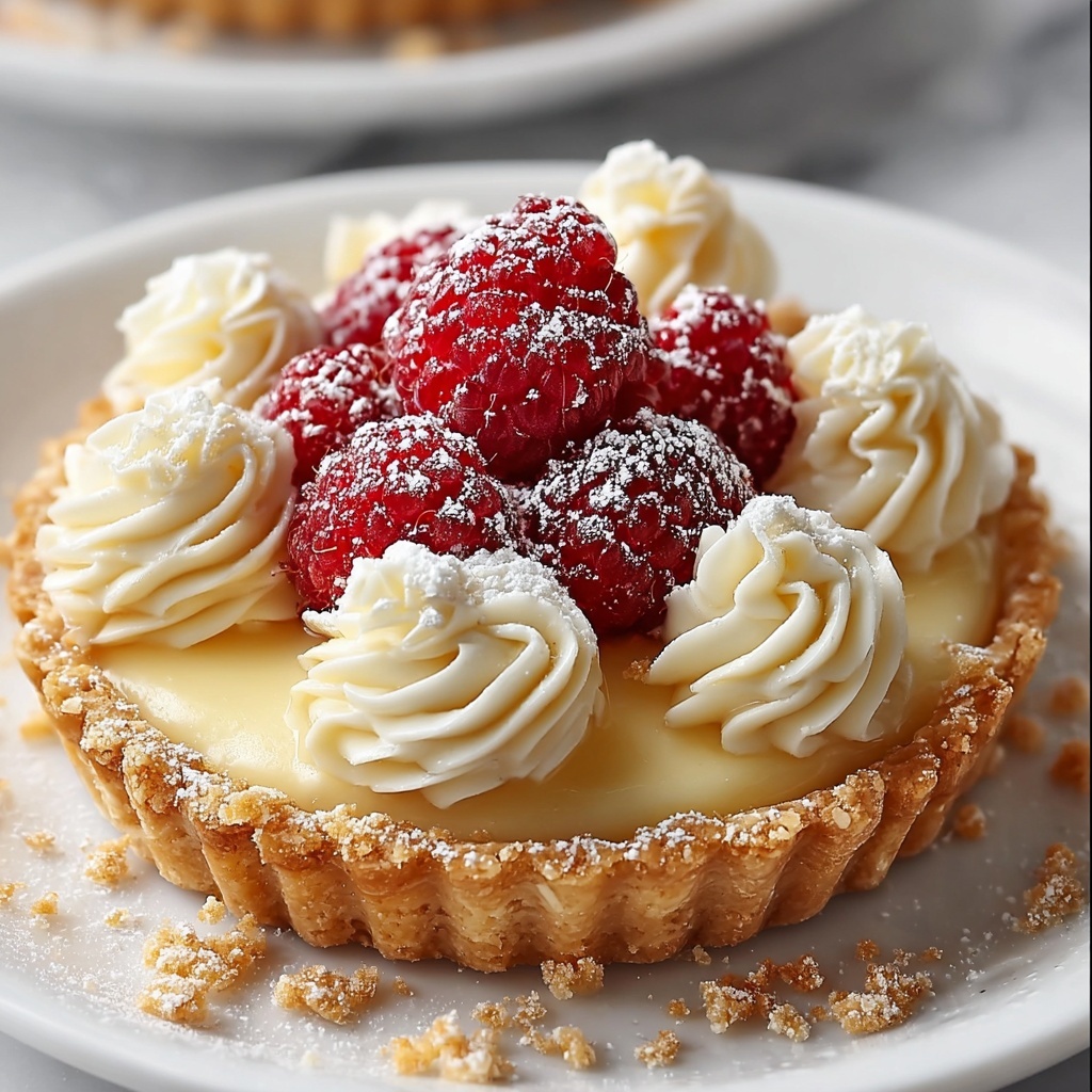 Rich White Chocolate Mousse Tart Recipe - Recipe Image