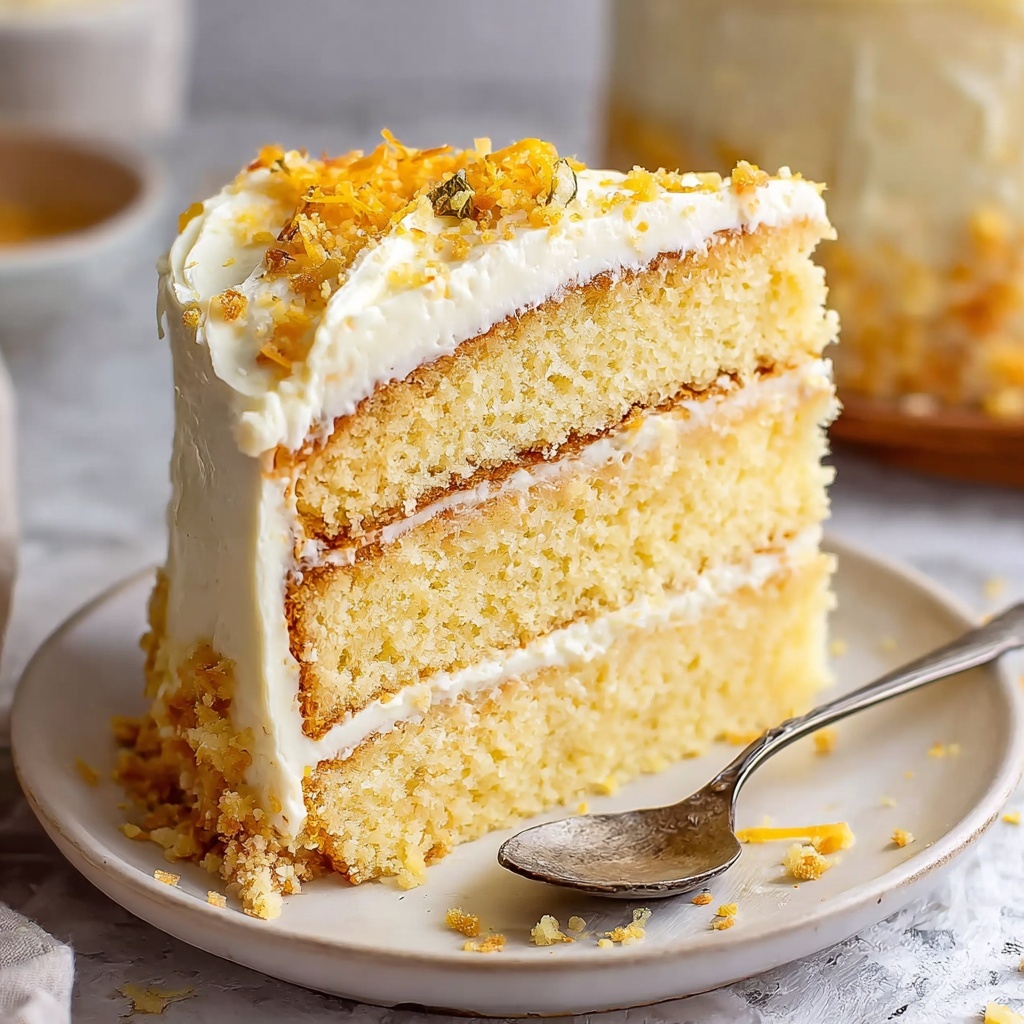 Layered Cornbread Cake with Whipped Honey Butter Frosting Recipe - Recipe Image