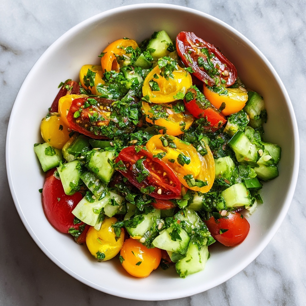 Cucumbers Tomatoes Avocado Salad Recipe - Recipe Image