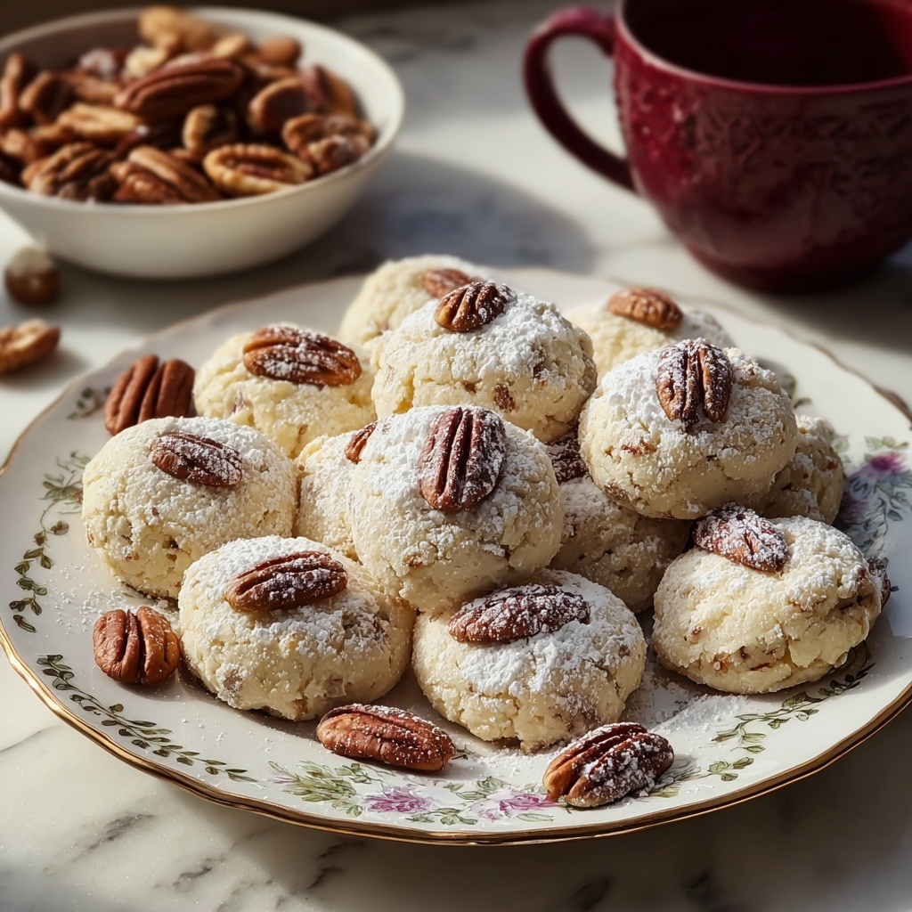Buttery Pecan Snowball Cookies Recipe - Recipe Image