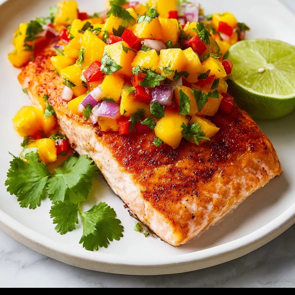 Mango Salsa Salmon Recipe - Recipe Image