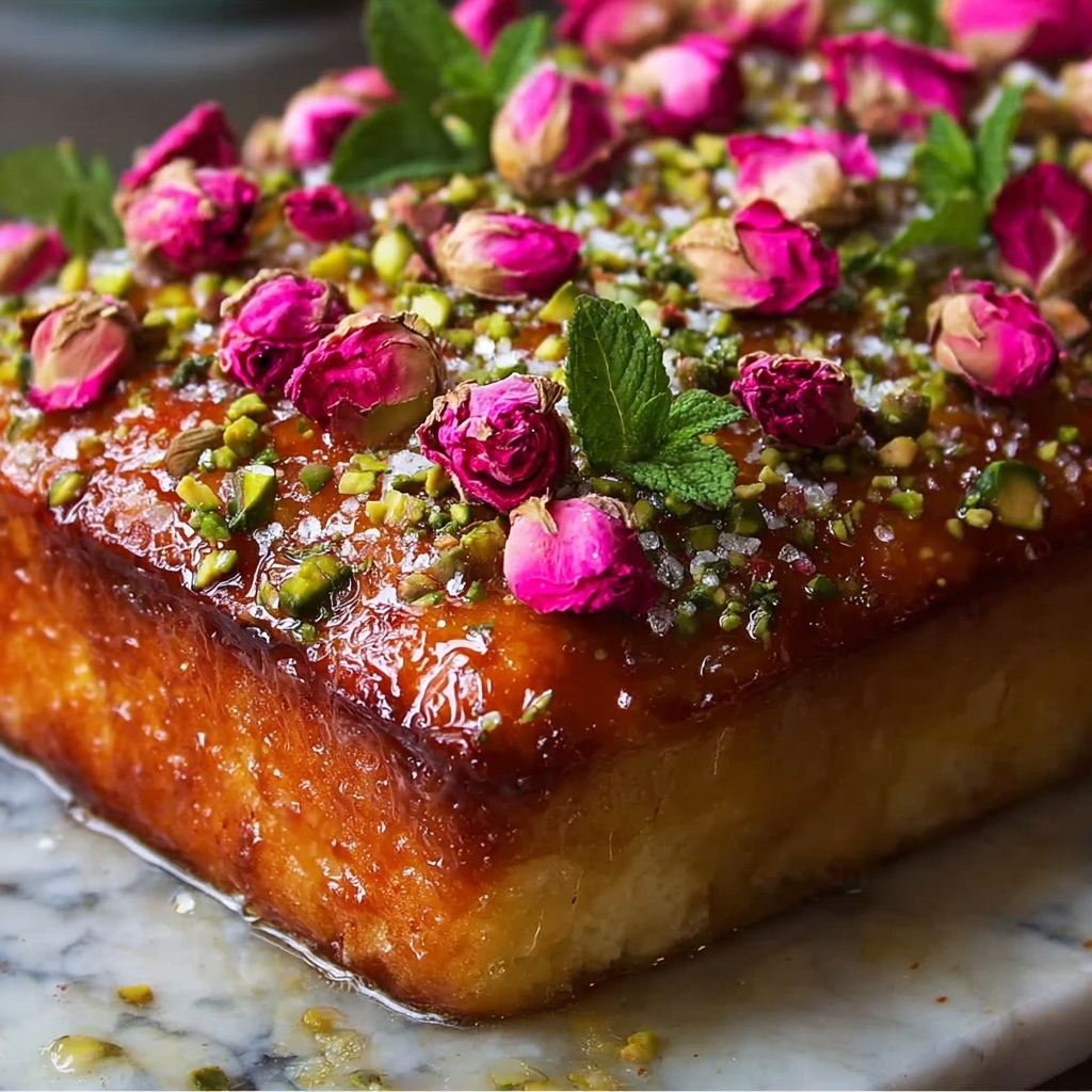 Pistachio Cardamom Rose Loaf Recipe - Recipe Image