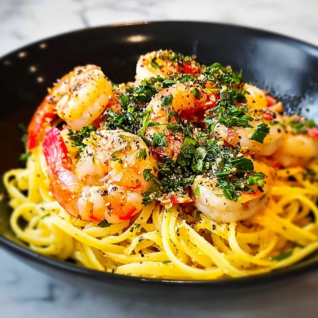 Lemon Shrimp Spaghetti Recipe - Recipe Image