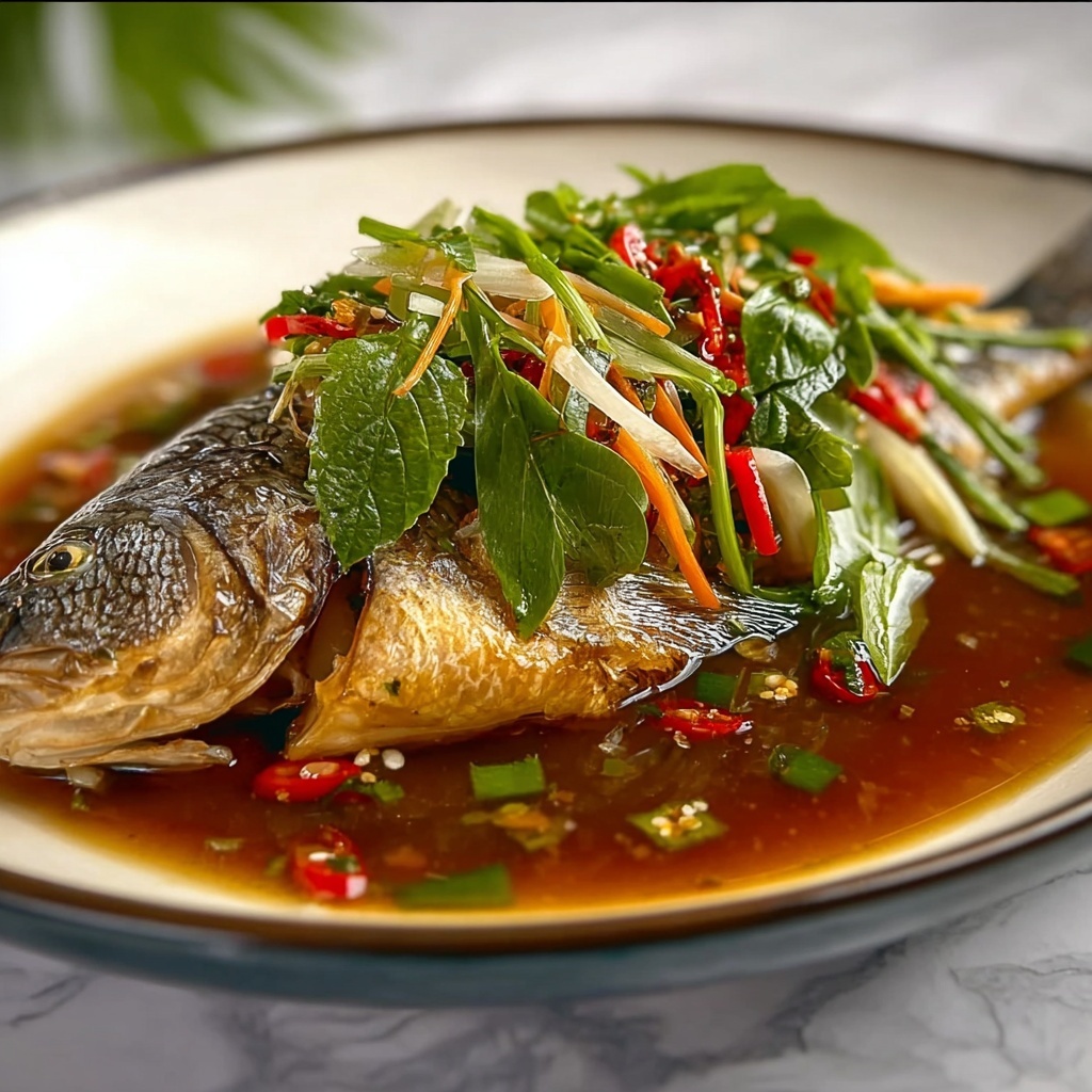 Chinese Steamed Fish Recipe - Recipe Image