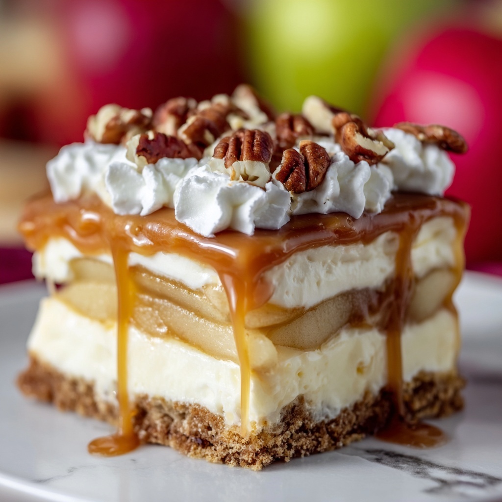 Caramel Apple Éclair Cake Recipe - Recipe Image