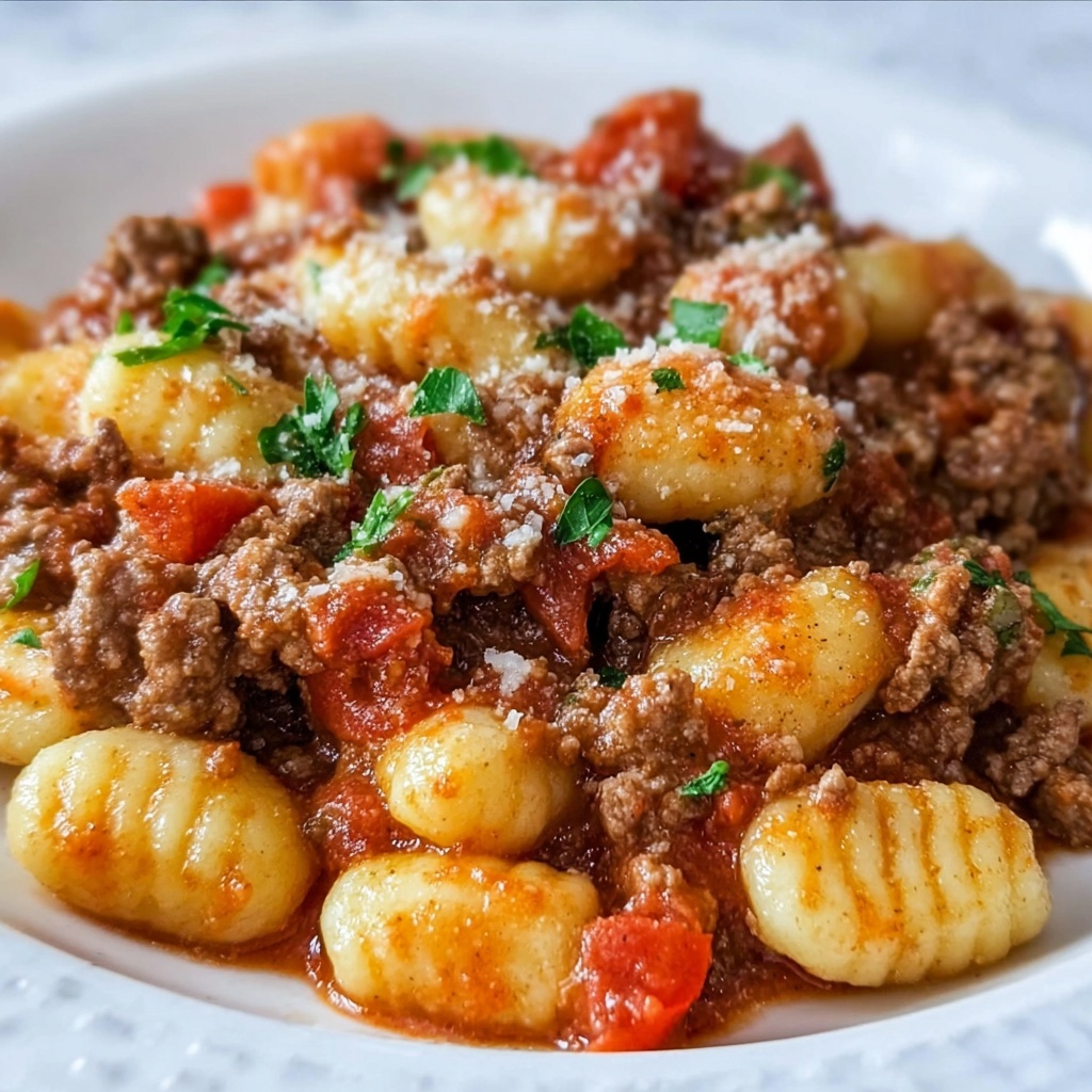 Gnocchi Bolognese Recipe - Recipe Image