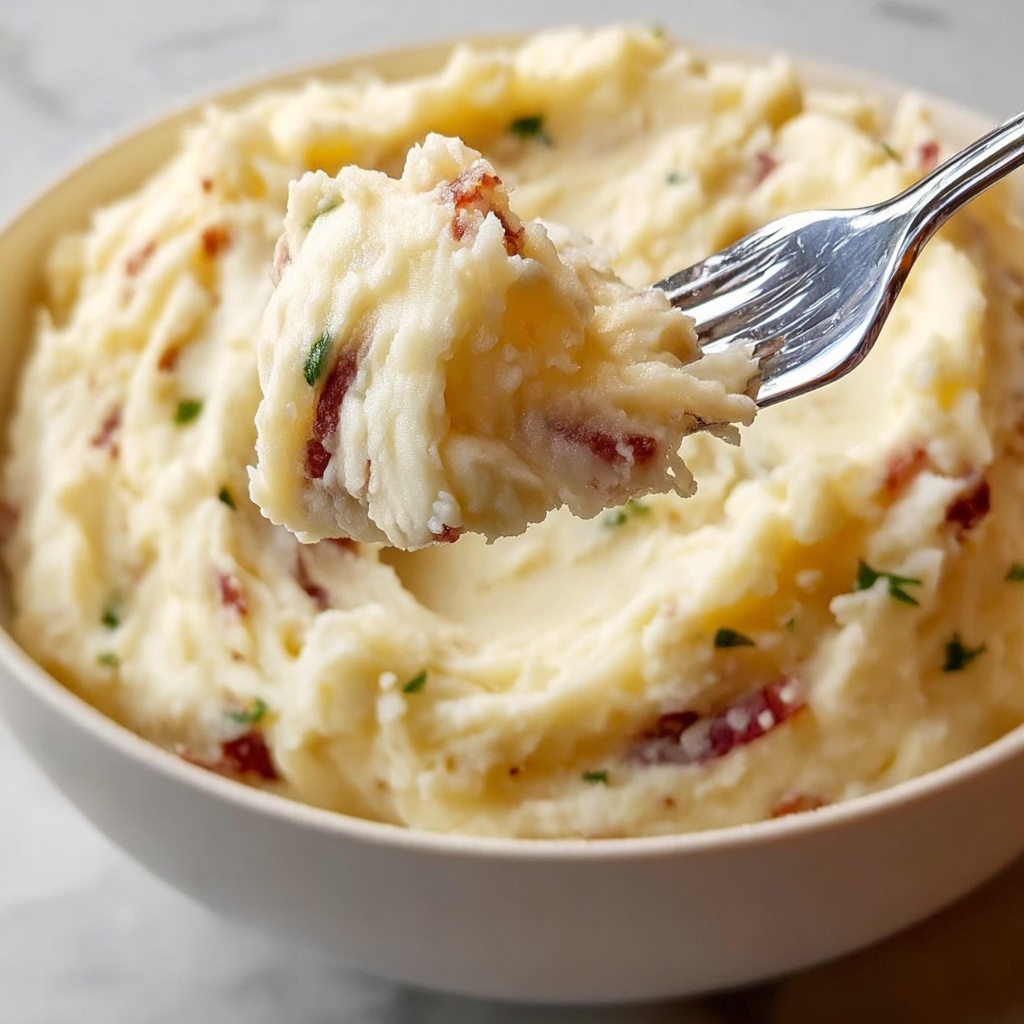 Easy Garlic Mashed Potatoes Recipe - Recipe Image