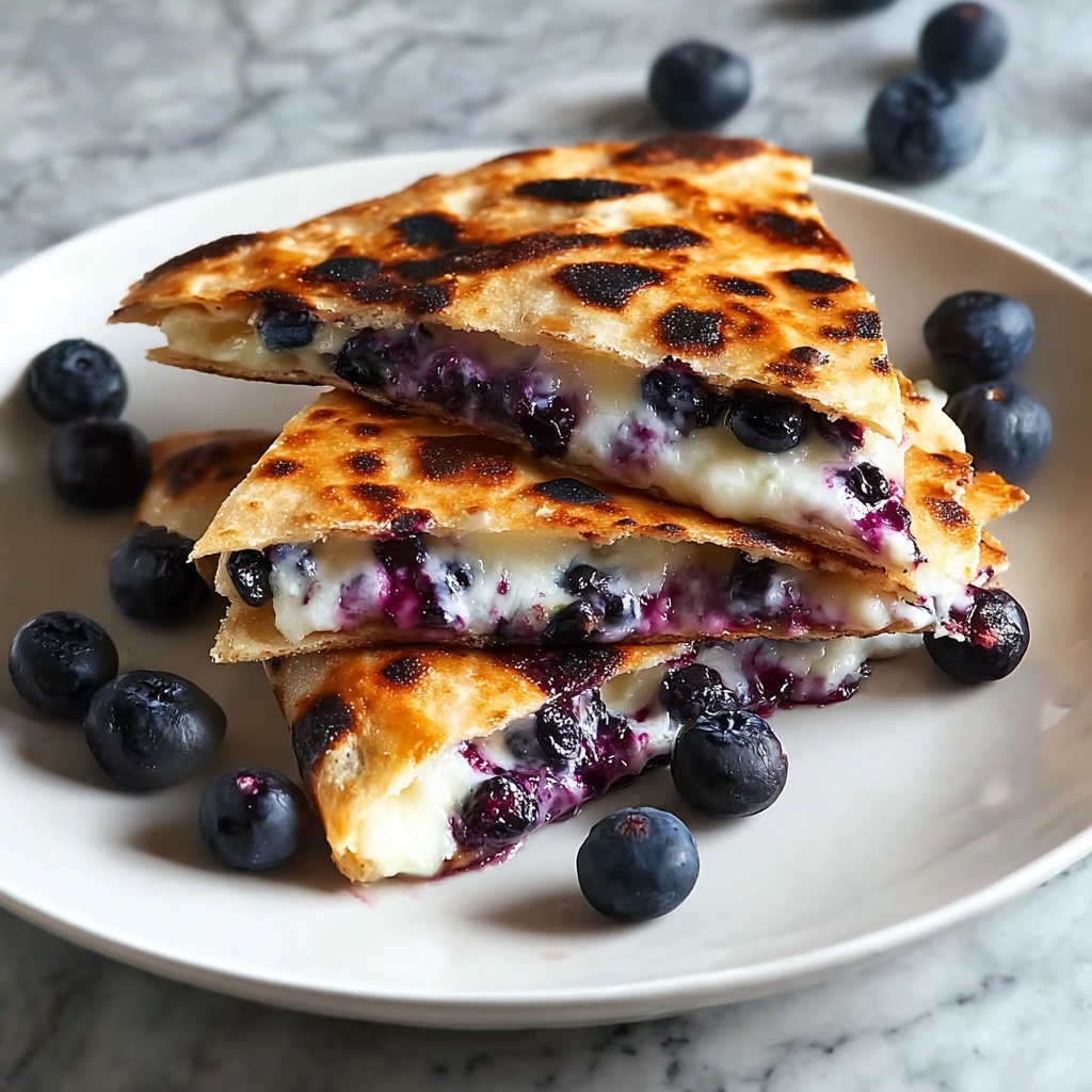 Blueberry Breakfast Quesadilla Delight Recipe - Recipe Image