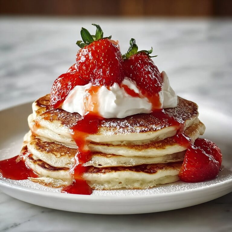 Delicious Strawberry Shortcake Pancakes Recipe