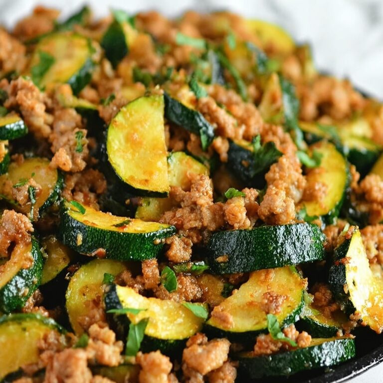 Ground Turkey Zucchini Skillet Recipe
