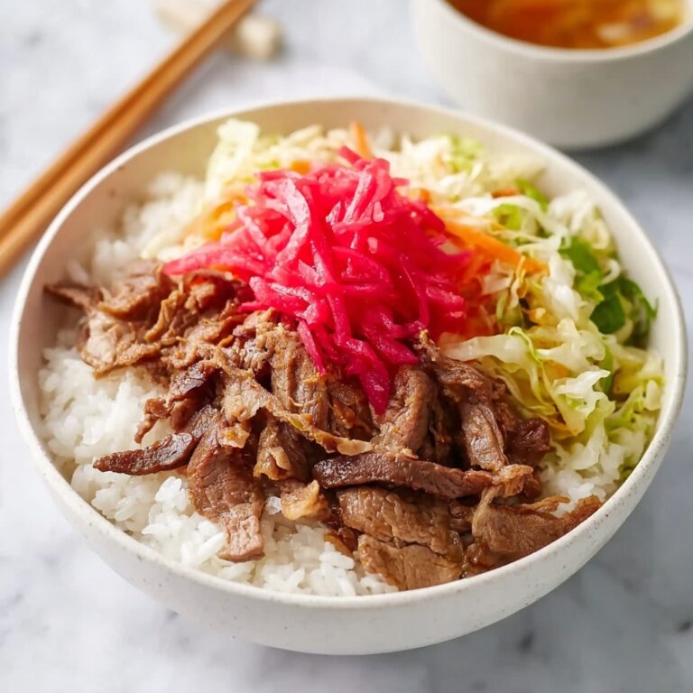 Gyudon Japanese Beef Bowls Recipe