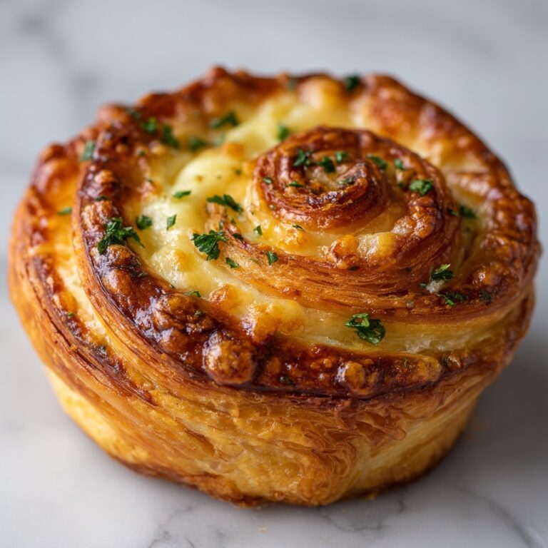 Cheesy Garlic Cruffins Recipe