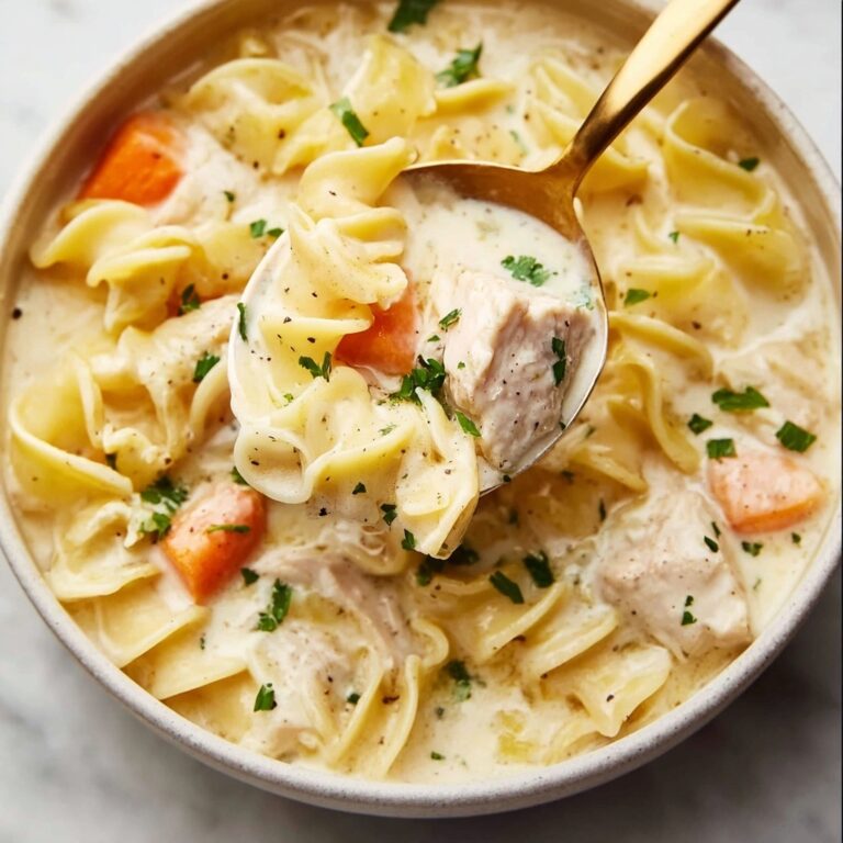 Creamy Chicken Noodle Soup Recipe