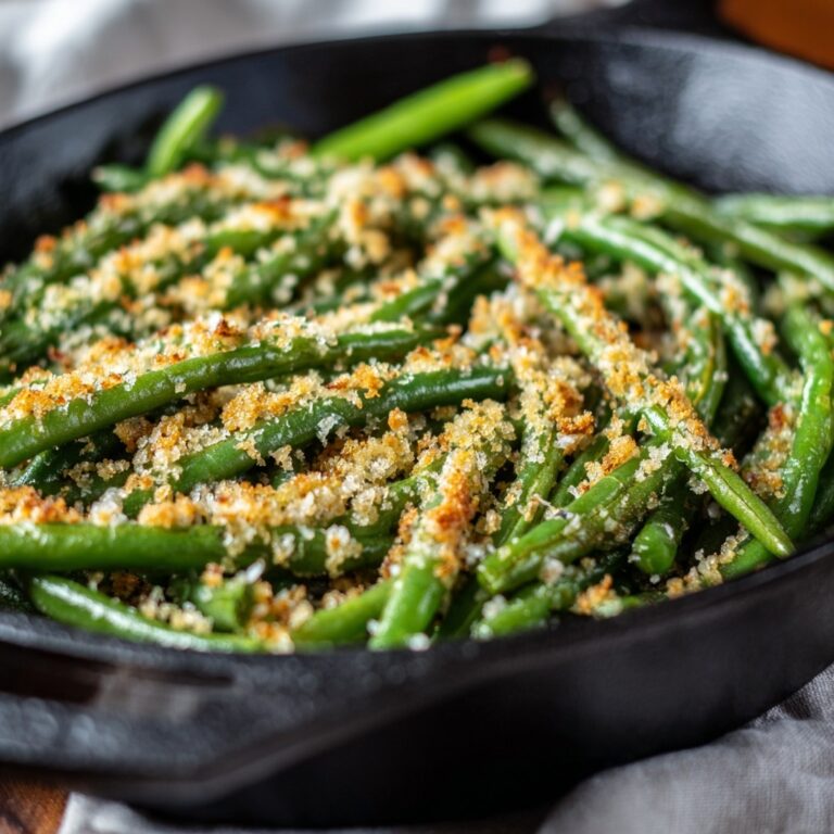 Roasted Parmesan Green Beans Recipe