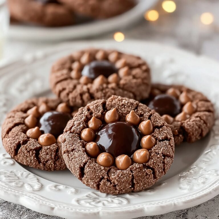 Rich Chocolate Thumbprint Cookies Recipe