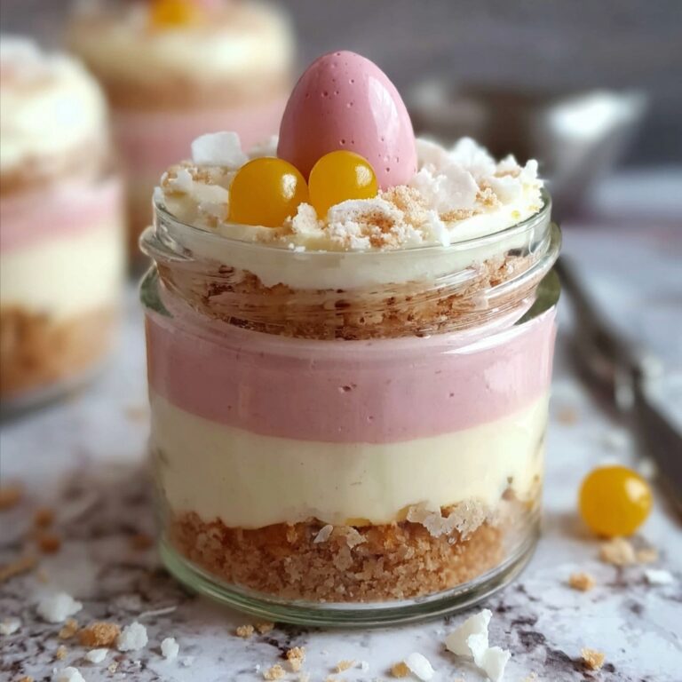 Easter Egg Cheesecake Jars Recipe
