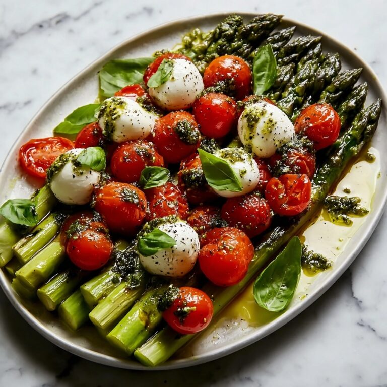 Caprese Roasted Asparagus Recipe