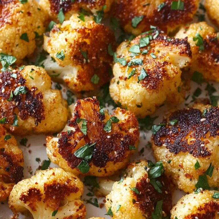 Oven Roasted Cauliflower Recipe