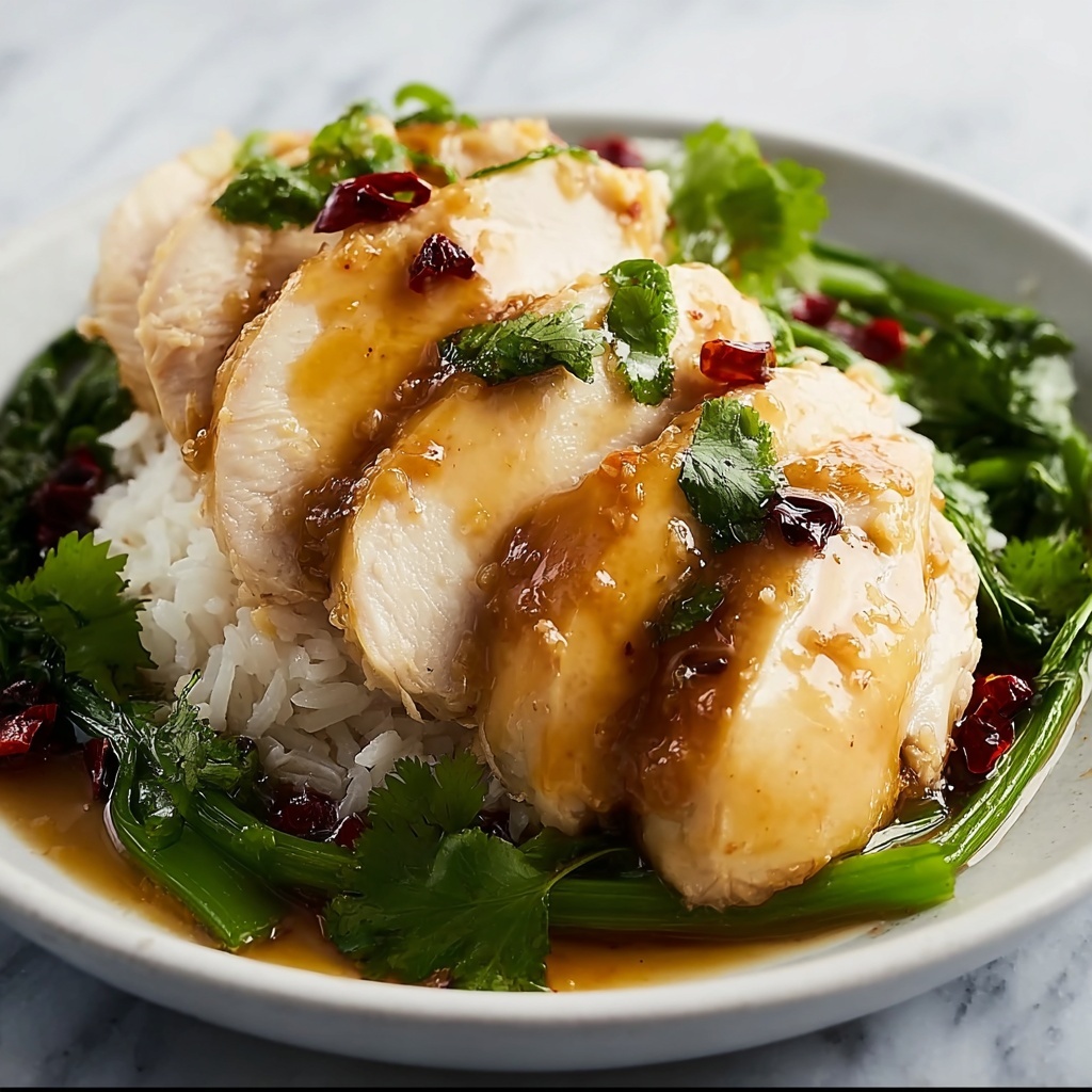 Cantonese White Cut Poached Chicken Recipe - Recipe Image