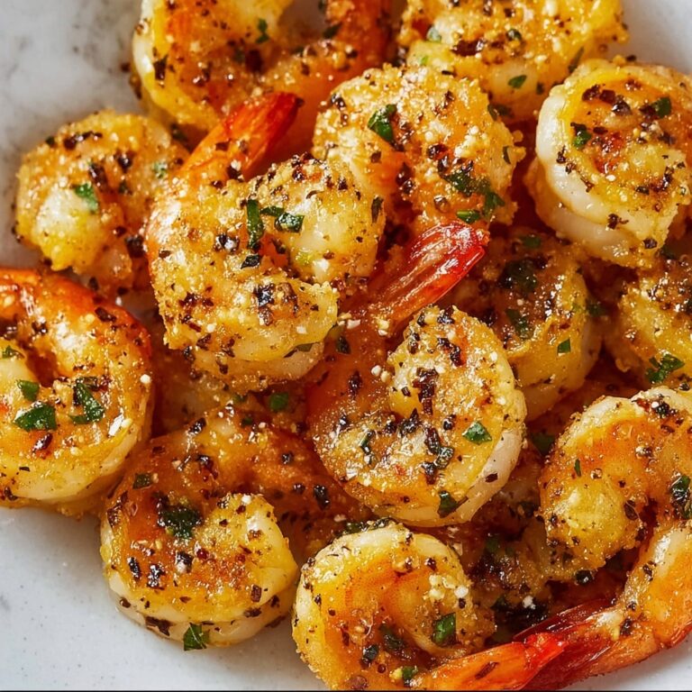 Air Fryer Garlic Parmesan Shrimp Recipe