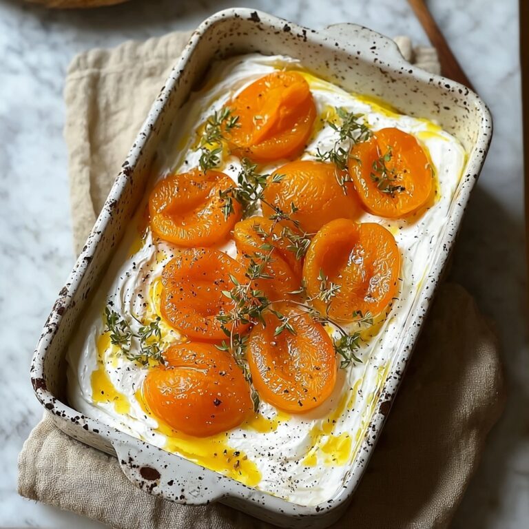 Creamy Apricot Goat Cheese Bake with Pistachios Recipe
